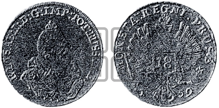 18 грошей 1759 года - Биткин #679 (R2)
