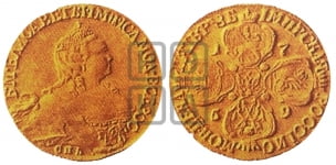 5 рублей 1759 года (Петербургский двор, со знаком СПБ)