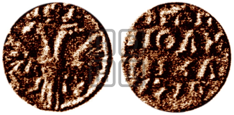 Полушка 1719 года ( без букв монетного двора, все разновидности без отметки редкости) - Биткин: #3680