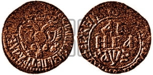 Денга 1707 года (все разновидности с редкостью R1)