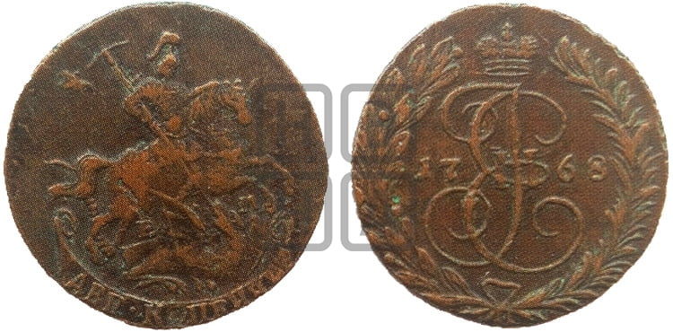 2 копейки 1768 года ЕМ (ЕМ, Екатеринбургский монетный двор) - Биткин #670