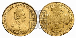 5 рублей 1781 года (новый тип, шея длиннее)