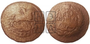 1 копейка 1767 года (ММ или без букв, Красный  монетный двор)