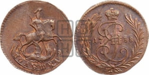 Полушка 1788-1789 гг. (без букв, Красный  монетный двор)