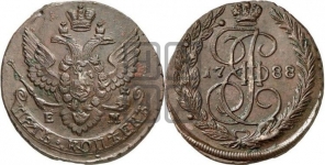 5 копеек 1788 года (ЕМ, Екатеринбургский монетный двор)