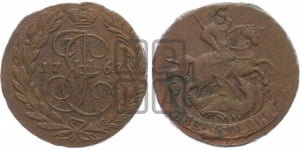 2 копейки 1763-1796 гг. (ЕМ, Екатеринбургский монетный двор)