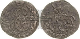Полушка 1774 года (ЕМ, Екатеринбургский монетный двор)