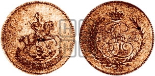 Полушка 1765 года (ЕМ, Екатеринбургский монетный двор)