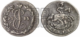 Денга 1785 года (КМ, Сузунский монетный двор)