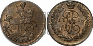 Полушка 1784 года (КМ, Сузунский монетный двор)