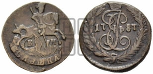 Полушка 1787 года (КМ, Сузунский монетный двор)