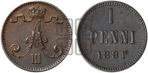 1 пенни 1881-1894 гг.