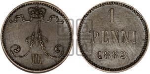 1 пенни 1881-1894 гг.