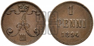 1 пенни 1894 года