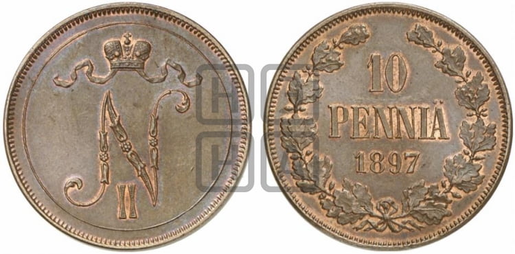 10 пенни 1897 года - Биткин #425