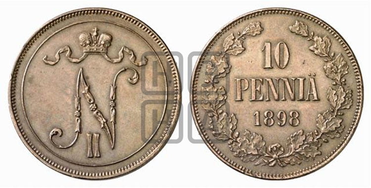 10 пенни 1898 года - Биткин #426 (R)