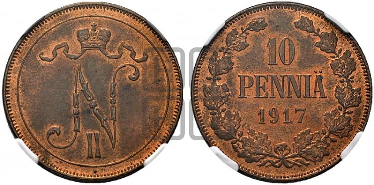 10 пенни 1917 года - Биткин #440