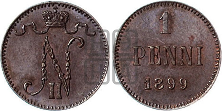 1 пенни 1899 года - Биткин #460