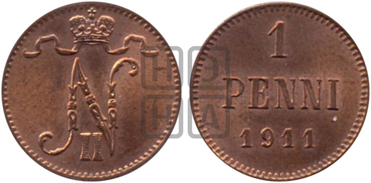1 пенни 1911 года - Биткин #471