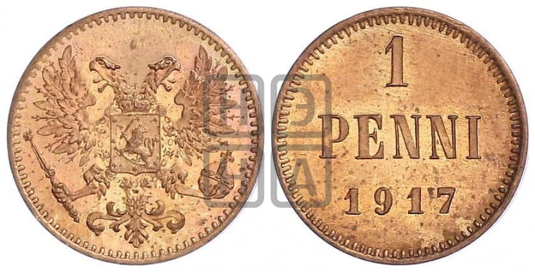 1 пенни 1917 года - Биткин #5