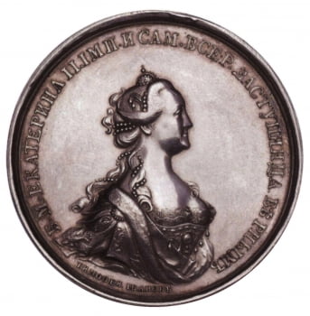 Почерк медальера и персональное «клеймение» монетных штемпелей Екатерины II
