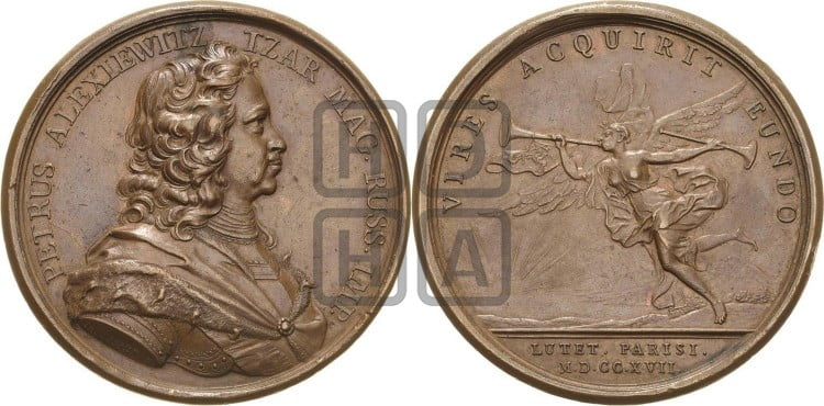 Посещение Петром I Парижского монетного двора, 1 июня 1717