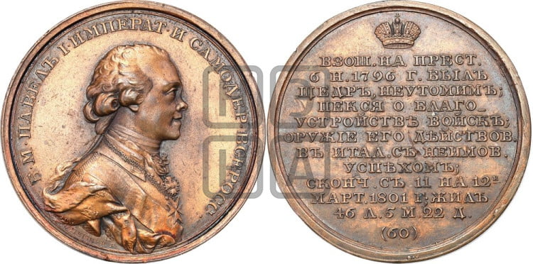 Император Павел I. 1796-1801