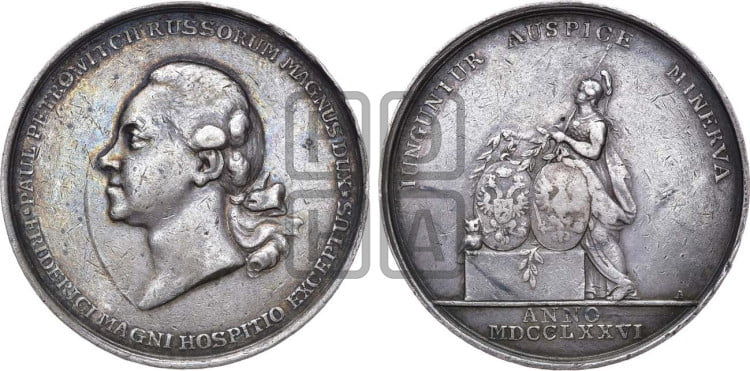 Визит в. к. Павла Петровича в Берлин, 1776