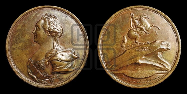 Открытие в С.-Петербурге памятника Петру I, 6 августа 1782