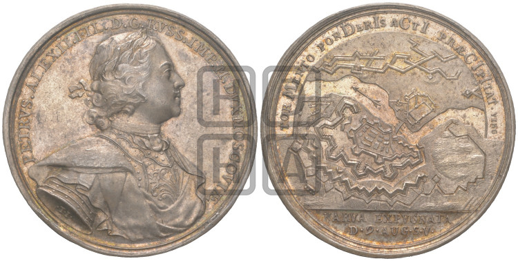 Взятие Нарвы, 9 августа 1704