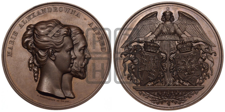 Свадьба герцога Эдинбургского и в. к. Марии Александровны. 1874