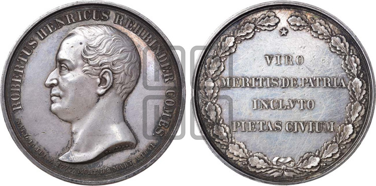 Граф P. Ребиндер. 1841