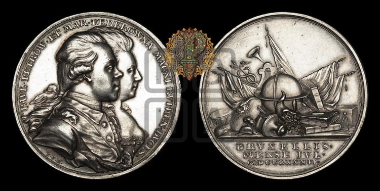 Визит в. к. Павла Петровича и в. к. Марии Федоровны в Брюссель, 1782