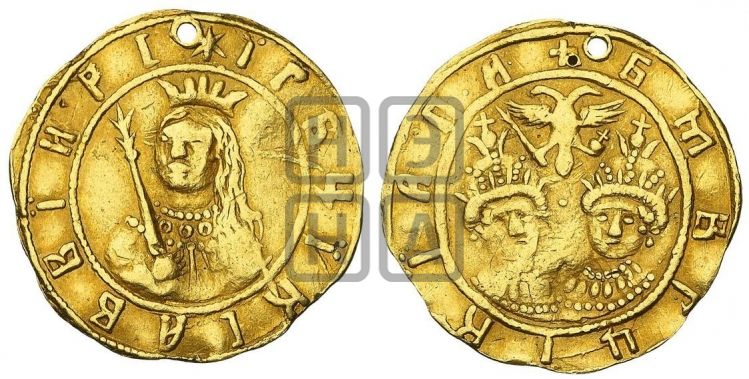 медаль Крымские походы 1687 и 1689 гг. - Дьяков: 2.7C