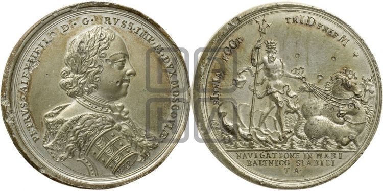 медаль Основание Санкт-Петербурга, 16 мая 1703 - Дьяков: 18.12