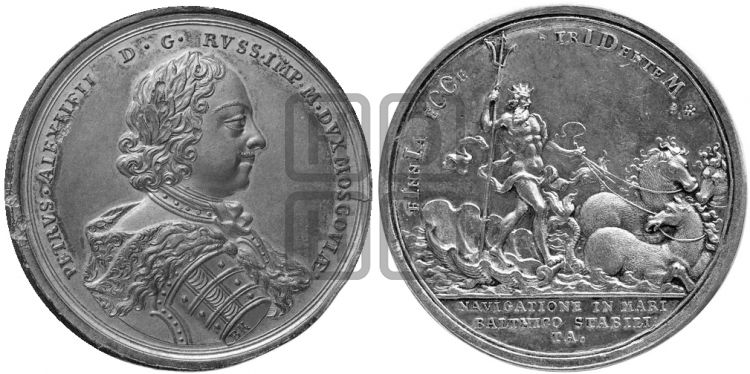 медаль Основание Санкт-Петербурга, 16 мая 1703 - Дьяков: 18.13