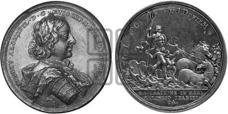 медаль Основание Санкт-Петербурга, 16 мая 1703 - Дьяков: 18.16