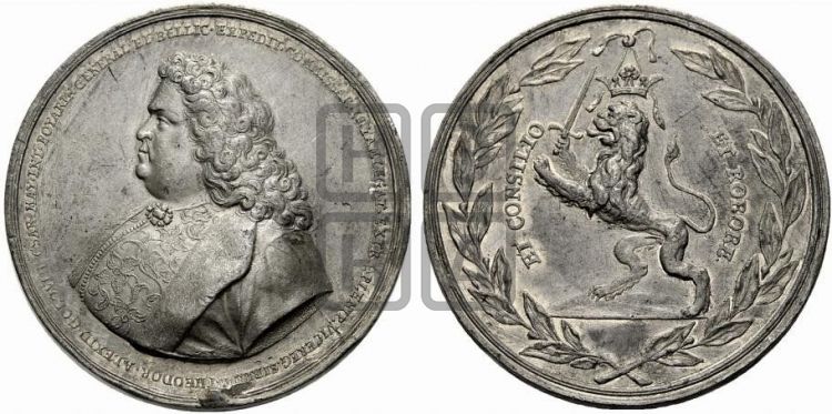 медаль Граф Федор Алексеевич Головин, 1698 - Дьяков: 10.1