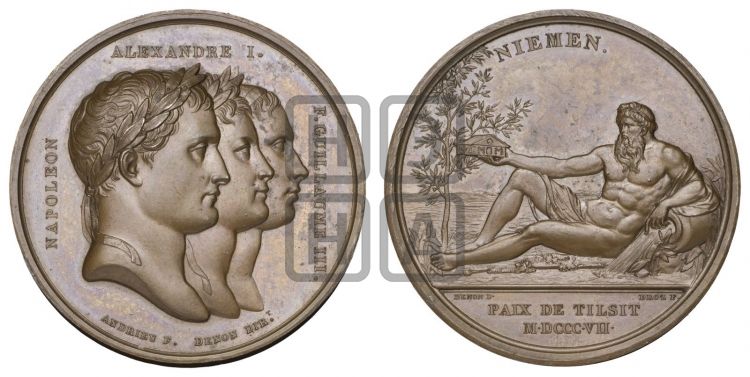 медаль Тильзитскии мир. 1807 - Дьяков: 312.1