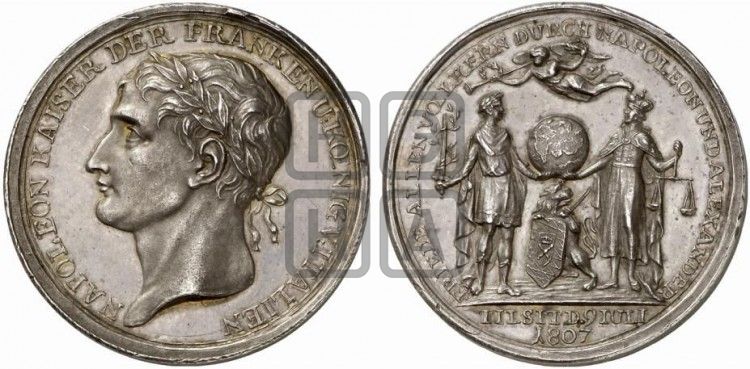 медаль Тильзитскии мир. 1807 - Дьяков: 312.4