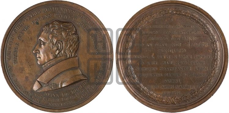 медаль Медик И. Буш, 50 лет службы. 1838 - Дьяков: 539.1