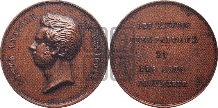 медаль Граф Анатолий Демидов. БД (1830-е гг.) - Дьяков: 558.1