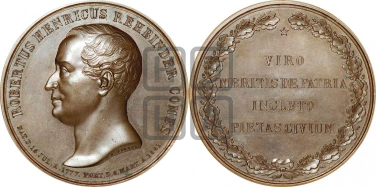 медаль Граф P. Ребиндер. 1841 - Дьяков: 564.1