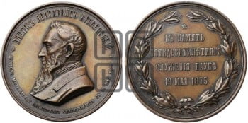 В.Я. Буняковский, 50 лет службы. 1875