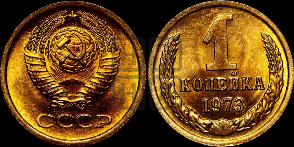 1 копейка 1973 года