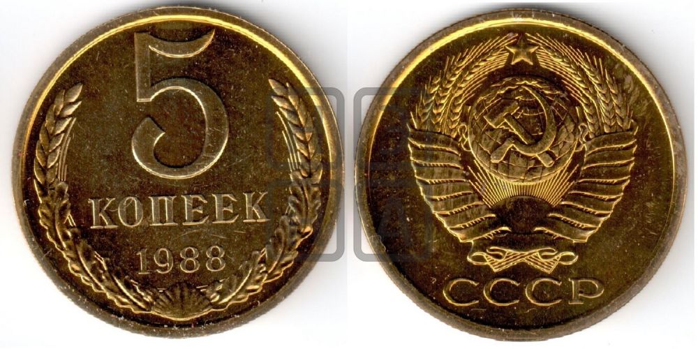 5 копеек 1988 года