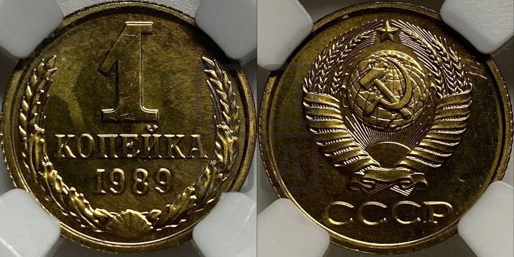 1 копейка 1989 года