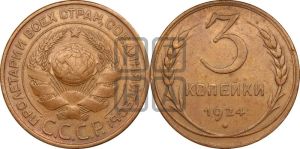 3 копейки 1924 года 