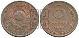 3 копейки 1924 года 