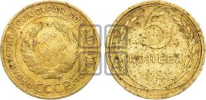 5 копеек 1933 года 